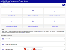 Tablet Screenshot of mineralprocessingequipments.com